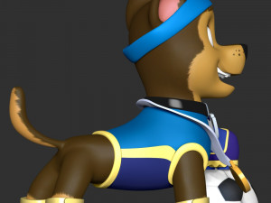 Chase Sports Uniform - Paw Patrol 3Dプリントモデル
