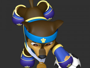Chase Sports Uniform - Paw Patrol 3Dプリントモデル