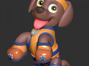 Zuma Sports Uniform - Paw Patrol 3D Baskı Modeli