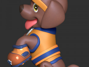 Zuma Sports Uniform - Paw Patrol 3D Baskı Modeli