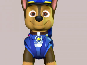 Chase Police - Paw Patrol The Movie 3D Print Model