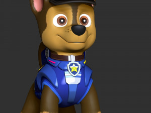 Chase Police - Paw Patrol The Movie 3D 프린트 모델