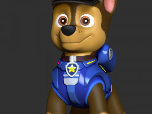 Chase Police - Paw Patrol The Movie 3D 프린트 모델