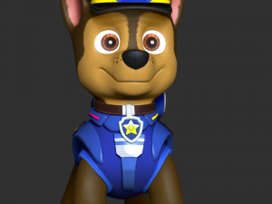 Chase Police - Paw Patrol The Movie 3D 프린트 모델