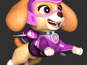 Skye - PAW Patrol The Movie 3D Print Model