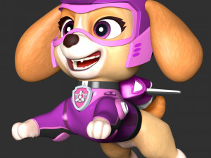 Skye - PAW Patrol The Movie 3D Принт Модель