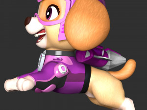 Skye - PAW Patrol The Movie 3D Принт Модель