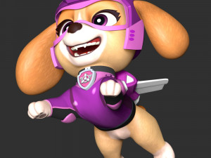 Skye - PAW Patrol The Movie 3D Принт Модель