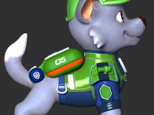 Rocky Recycler - PAW Patrol The Movie Modèles 3D en vedette
