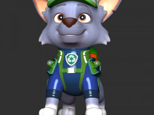 Rocky Recycler - PAW Patrol The Movie Modèles 3D en vedette