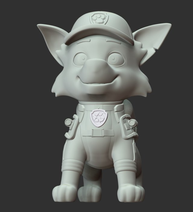 Rocky Recycler - PAW Patrol The Movie 3D Принт Модель In Статуэтки.