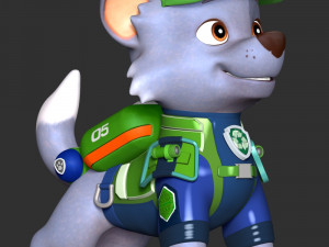 Rocky Recycler - PAW Patrol The Movie Modèles 3D en vedette