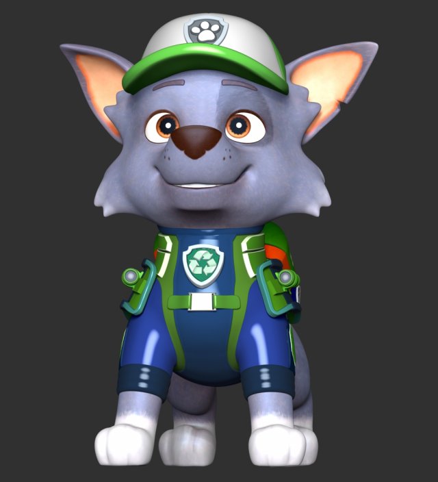 Rocky Recycler - PAW Patrol The Movie 3D Принт Модель In Статуэтки.