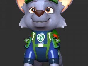 Rocky Recycler - PAW Patrol The Movie Modèles 3D en vedette