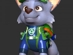 Rocky Recycler - PAW Patrol The Movie Modèles 3D en vedette