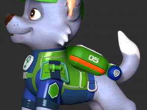 Rocky Recycler - PAW Patrol The Movie Modèles 3D en vedette
