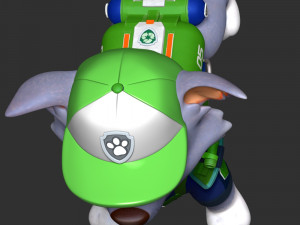Rocky Recycler - PAW Patrol The Movie Modèles 3D en vedette