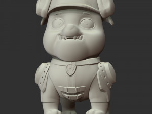 Rubble - PAW Patrol The Movie Model Cetak 3D