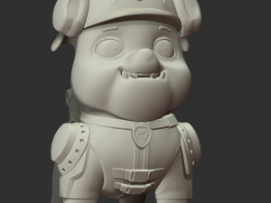 Rubble - PAW Patrol The Movie Model Cetak 3D