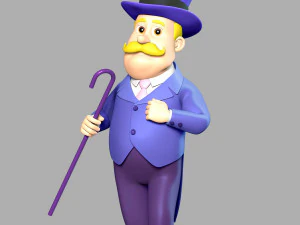 허딩거 시장 - PAW 순찰 영화 3D 프린트 모델