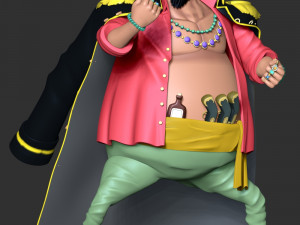 One Piece - Blackbeard - Marshall D Teach 3D Print Model