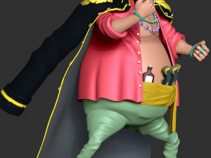 One Piece - Blackbeard - Marshall D Teach 3D Print Model
