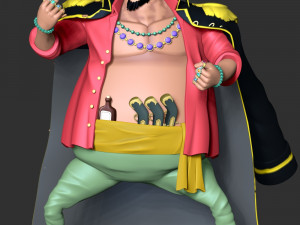 One Piece - Blackbeard - Marshall D Teach 3D Print Model