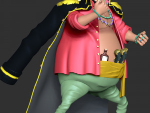 One Piece - Blackbeard - Marshall D Teach 3D Print Model