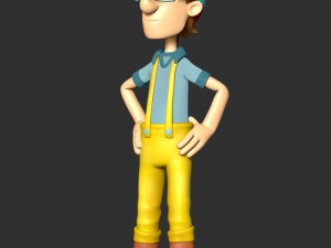Captain Turbot 3D 프린트 모델
