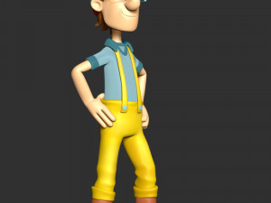 Captain Turbot 3D 프린트 모델
