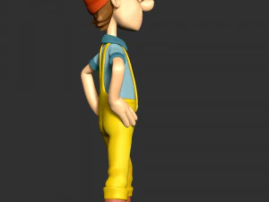 Captain Turbot 3D Print Model