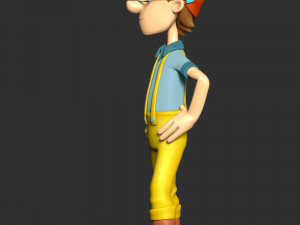 Captain Turbot 3D 프린트 모델
