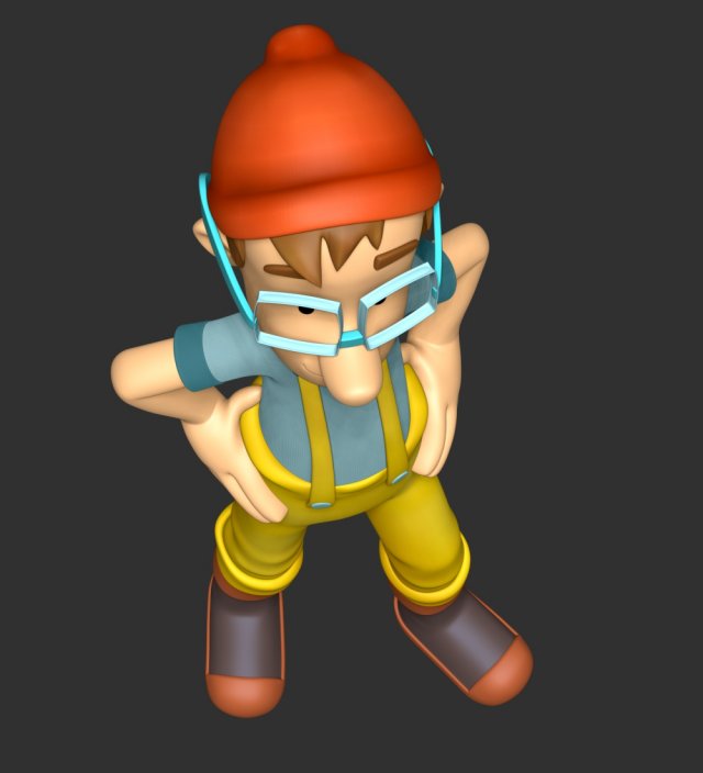 Captain Turbot 3D Принт Модель In Статуэтки 3DExport