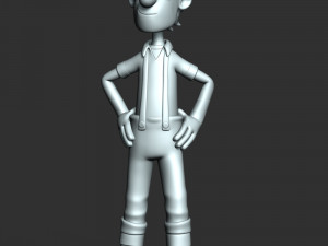 Captain Turbot 3D 프린트 모델