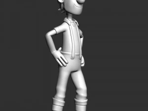 Captain Turbot 3D Print Model