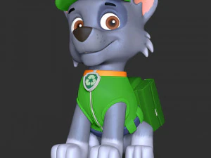 Rocky 3D Print Model