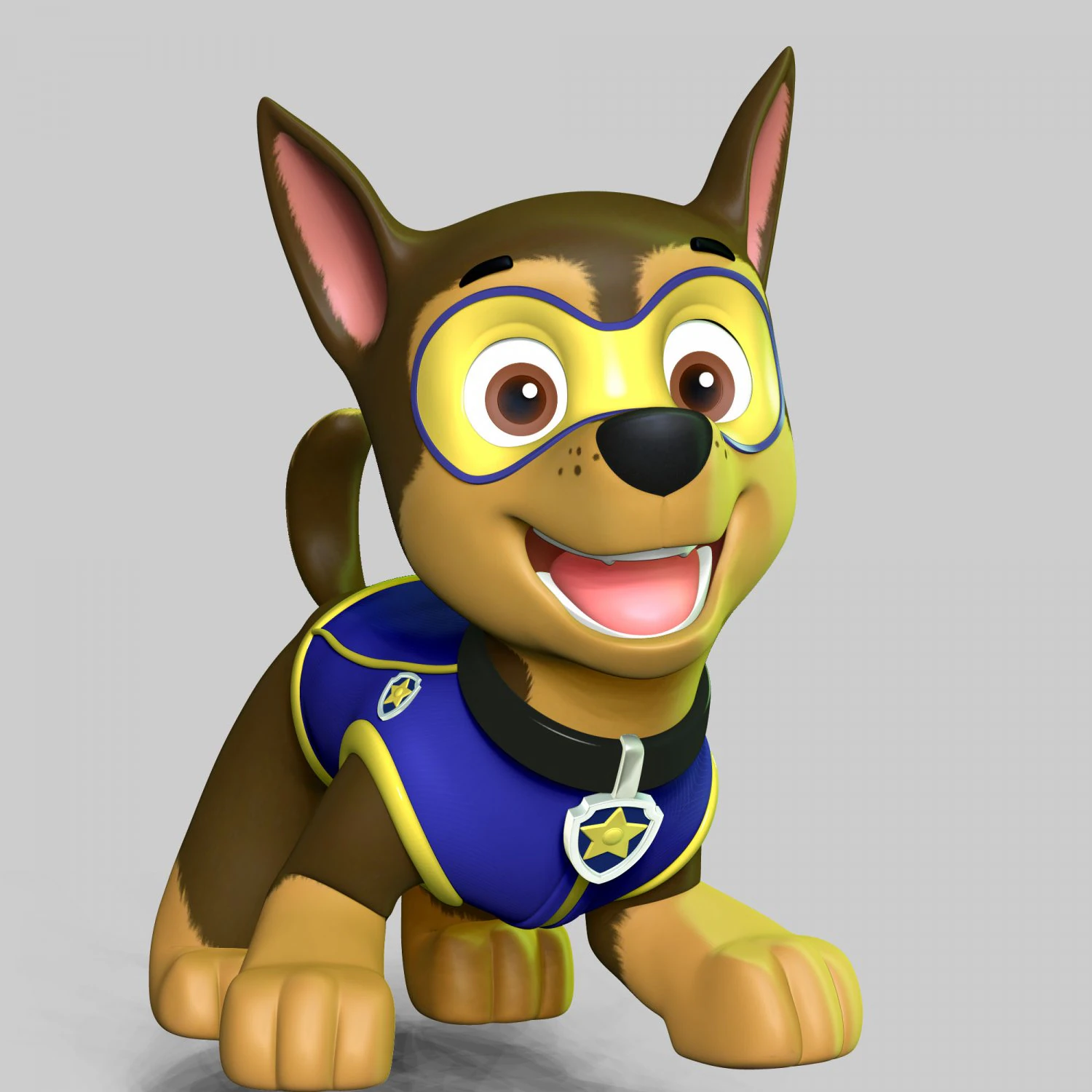 Chase With Free Time 3D Print Model .c4d .max .obj .3ds .fbx .stl .blend 