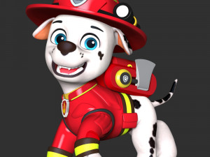 Marshall Fireman - The Movie 3D प्रिंट मॉडल