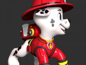 Marshall Fireman - The Movie 3D प्रिंट मॉडल