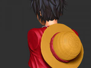 Luffy Bust - One Piece 3D Print Model