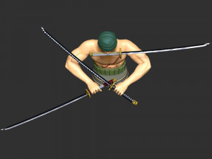 Roronoa Zoro Bust - One Piece 3D Baskı Modeli