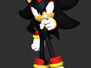 Shadow - The Hedgehog 3D Print Model