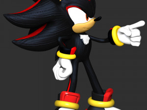 Shadow - The Hedgehog 3D Print Model