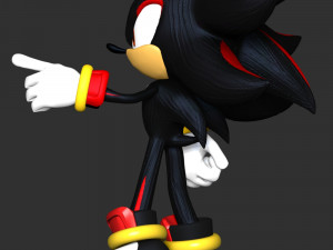 Shadow - The Hedgehog 3D Print Model