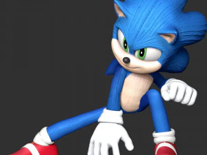 Sonic The Hedgehog 2 3D Print Model