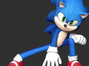 Sonic The Hedgehog 2 3D Print Model