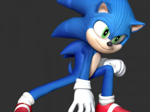 Sonic The Hedgehog 2 3Dプリントモデル