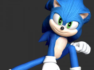 Sonic The Hedgehog 2 3D Print Model