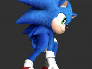 Sonic The Hedgehog 2 3Dプリントモデル