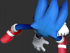 Sonic The Hedgehog 2 3Dプリントモデル